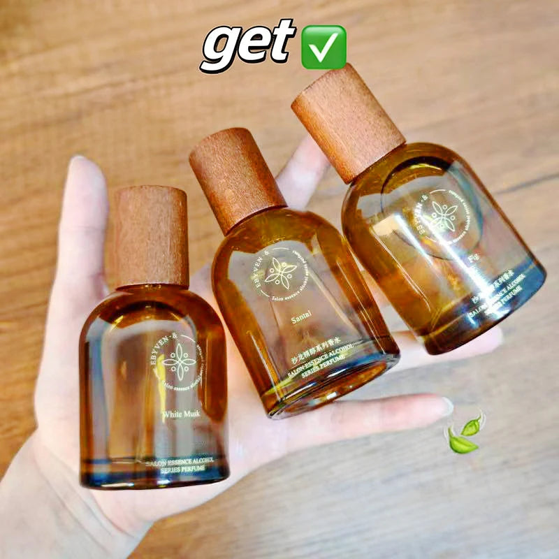 Eau de Parfum Santal pour Femme, Parfum Oriental Frais, Floral Fruité, Vanille Douce, Longue Tenue, pour le Quotidien et les Rendez-vous