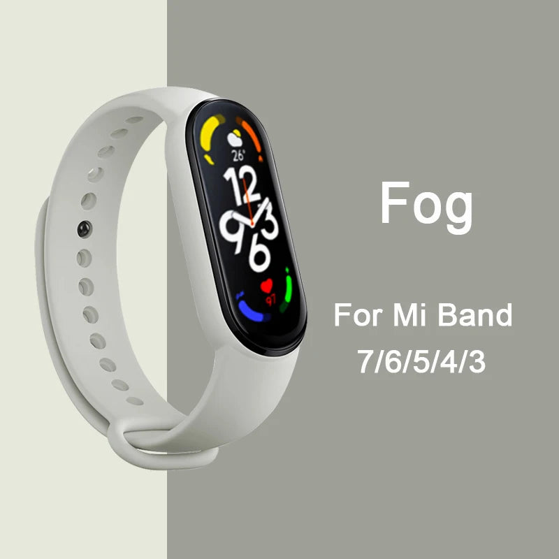 Bracelet pour Mi Band 6 7 Bracelet Sport silicone montre Bracelet Miband6 band4 correa ceinture pour Xiaomi mi band 3 4 5 6 7 accessoires