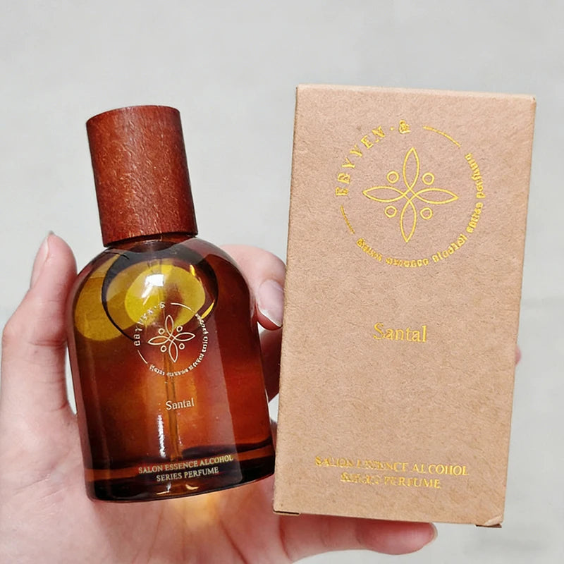 Eau de Parfum Santal pour Femme, Parfum Oriental Frais, Floral Fruité, Vanille Douce, Longue Tenue, pour le Quotidien et les Rendez-vous