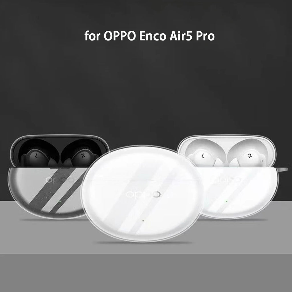 Étui transparent pour écouteurs OPPO Enco Air5 Pro, étui de protection antichoc en TPU souple, accessoires avec cordon