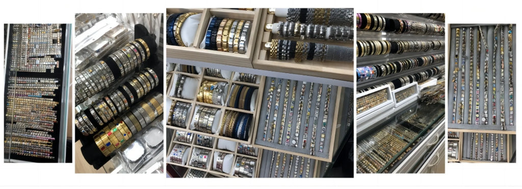 2025 femmes mode douze mois Zircon italien breloques liens modulaire ajustement 9mm en acier inoxydable élastique Bracelet bricolage fabrication de bijoux