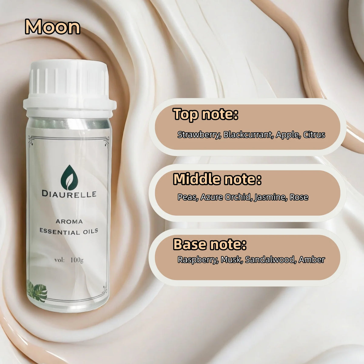DIAURELLE 100mL diffuseur d'arôme huiles essentielles 8 fois concentré Essence parfum arôme maison parfum désodorisant