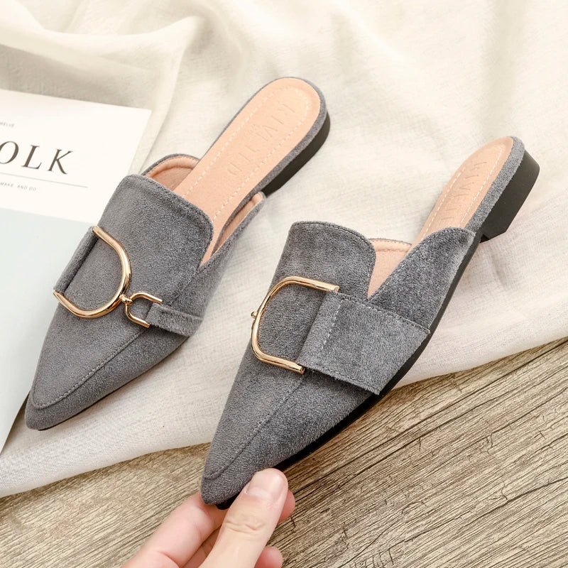 Chaussures plates femmes printemps/automne Chaussures plaques extérieur Mules Chaussures Zapatos Planos De Mujer décontracté Sapatilha Feminina mocassins