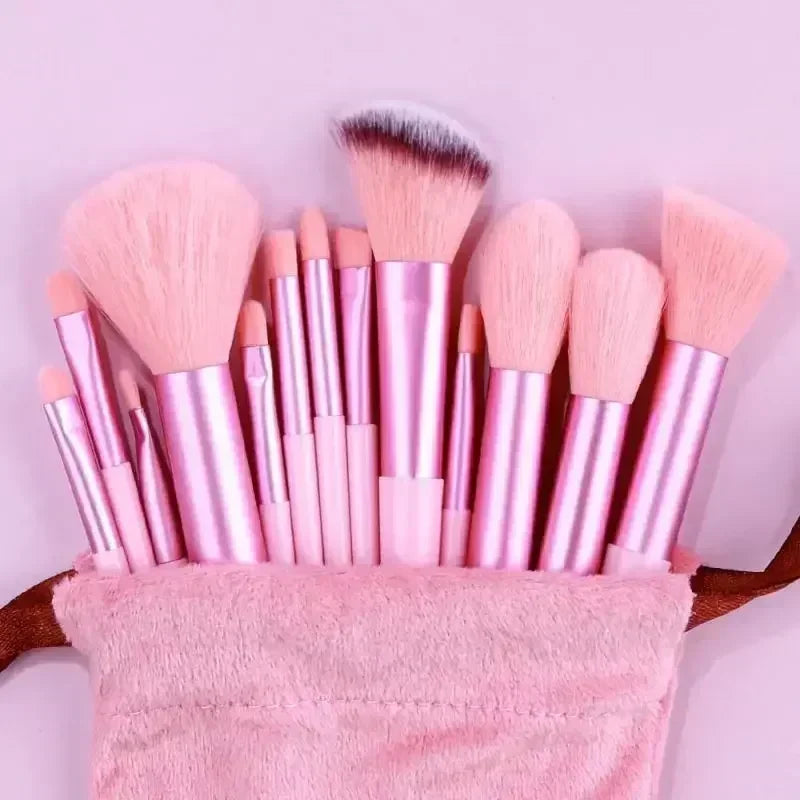 Ensemble de pinceaux de maquillage professionnels - Pinceaux Kabuki et estompeurs doux et moelleux pour fond de teint, poudre, fard à paupières |   Kit d'outils de beauté
