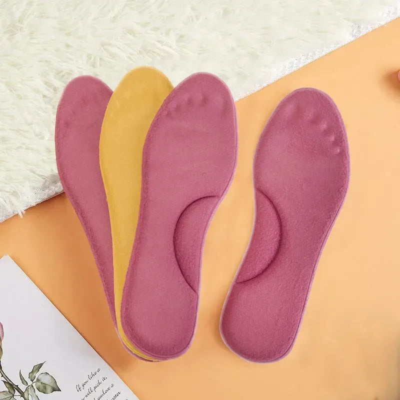 Semelles intérieures souples en PU Orth4WD pour hommes et femmes, chaussures de course respirantes, absorption des chocs, coussretours de soutien de la voûte plantaire