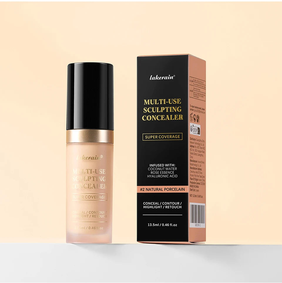 Fond de teint mat à couvrance longue durée, crème multi-usages sans huile, surligneur et retouche, produits de maquillage pour le visage pour femmes