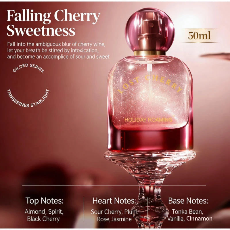 Parfum pour femmes populaire en Russie, Eau de Parfum 50ml, senteurs d'orange, de raisin et de cerise, parfum léger longue durée, parfum fruité naturel pour femmes