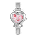 Mode femmes bricolage 9mm largeur italien élastique charme en acier inoxydable montre Bracelet Bracelet pour fête ami femme anniversaire bijoux cadeaux
