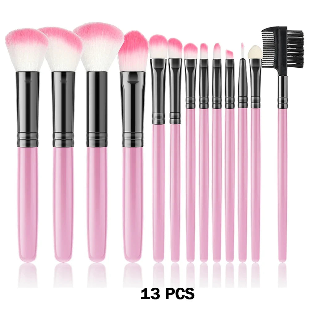 Nouvel ensemble de 10/32 pinceaux de maquillage doux et moelleux pour poudre, fond de teint, contour, fard à joues, correcteur, fard à paupières, estompeur et illuminateur – Outil de beauté