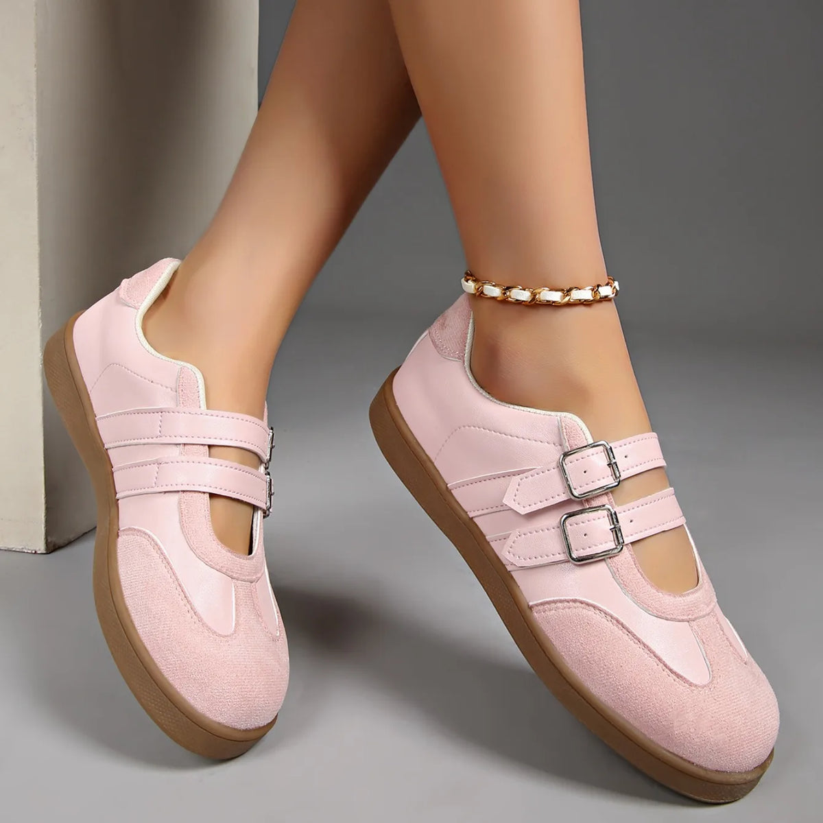 Chaussures De sport pour femmes, baskets à la mode, mocassins plats peu profonds, chaussures De marche, de Ballet, tendance, confortables, Zapatillas De Mujer