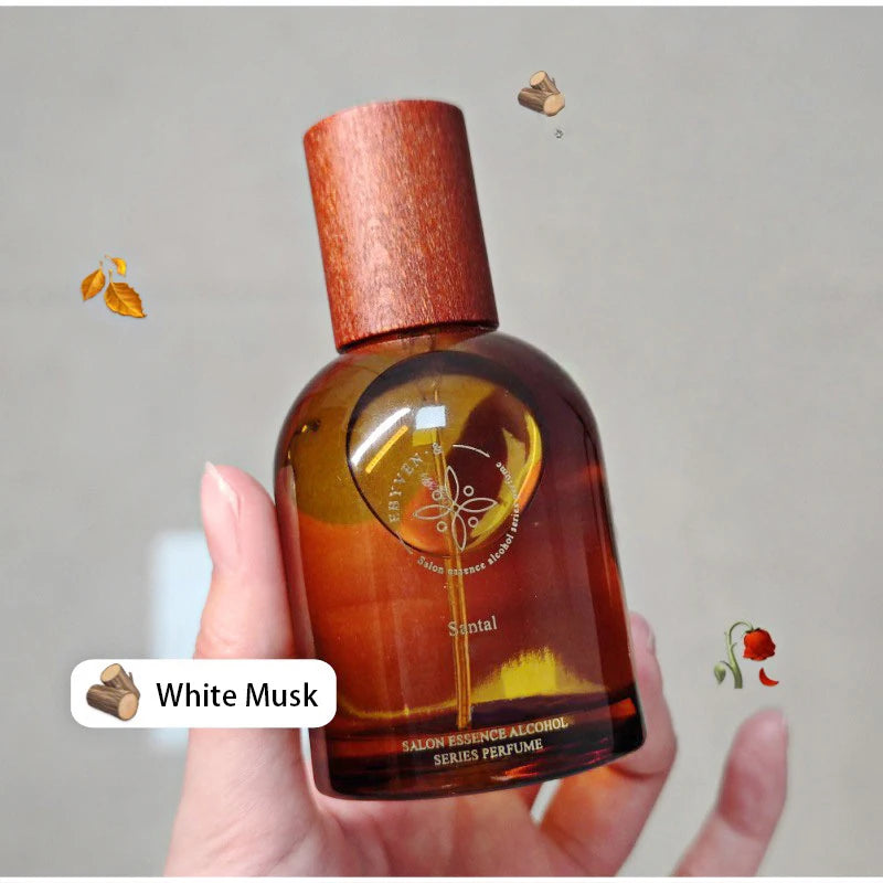 Eau de Parfum Santal pour Femme, Parfum Oriental Frais, Floral Fruité, Vanille Douce, Longue Tenue, pour le Quotidien et les Rendez-vous
