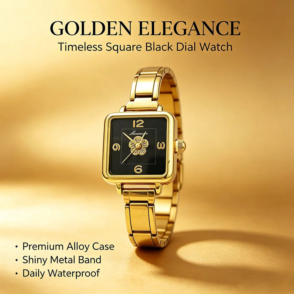 Montre à breloques DIY 9MM, style vintage de luxe, en acier inoxydable, bracelet à maillons italiens dorés pour femme, idéale pour le bureau au quotidien
