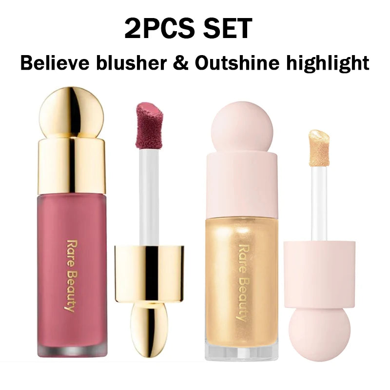 Rare beauté doux pincement liquide Blush soyeux et glisse sur lisse longue durée dodu pincement-parfait affleurant sans couture mat rosé maquillage