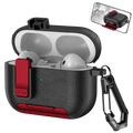 Support de téléphone étui cortex pour AirPods Pro 3 housse de casque Bluetooth pour AirPods Pro 2 ou AirPods 1 2 3 4 Pro étui avec crochet