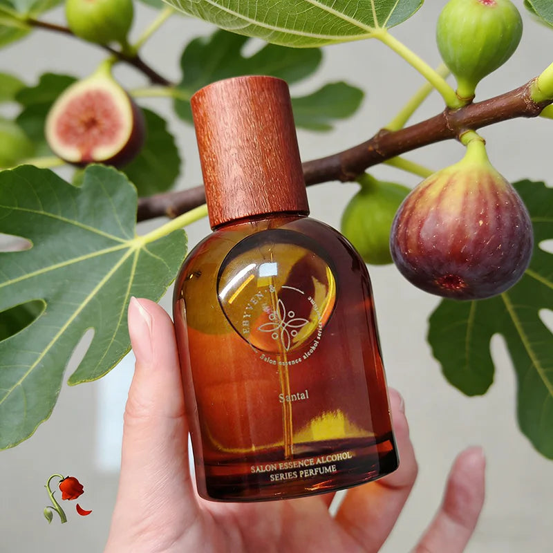 Eau de Parfum Santal pour Femme, Parfum Oriental Frais, Floral Fruité, Vanille Douce, Longue Tenue, pour le Quotidien et les Rendez-vous