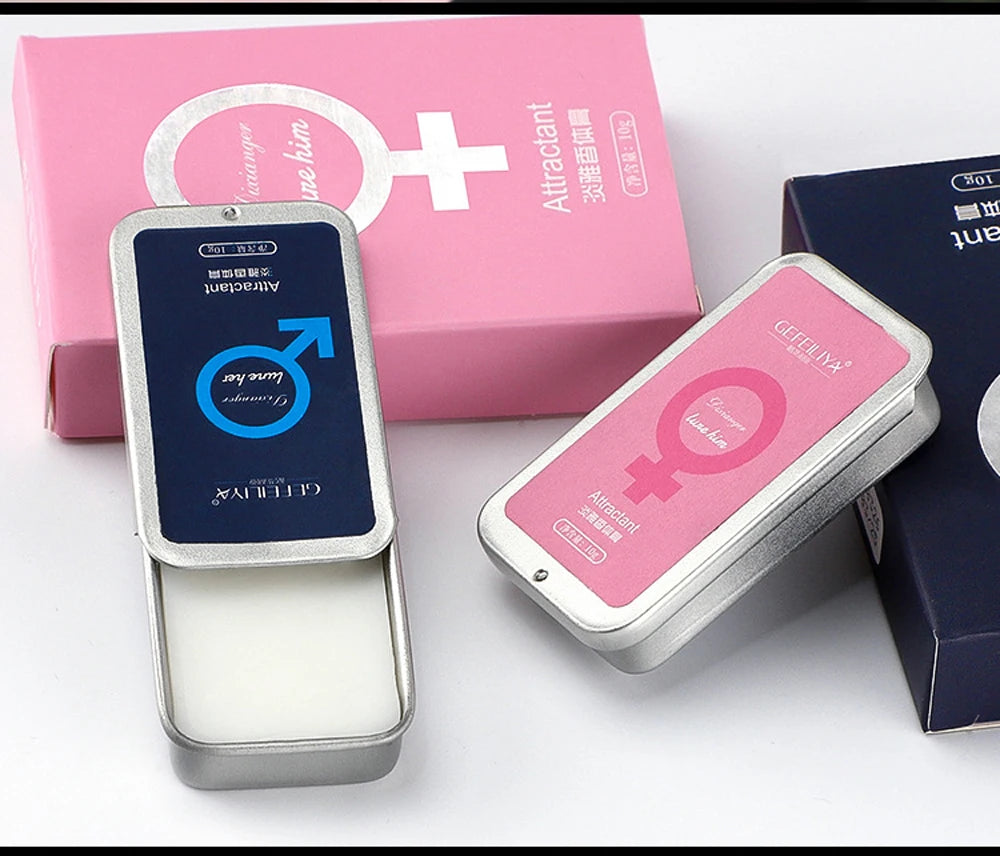 Sexuellement de Phéromone pour Homme et Femme, Baume Solide Longue Durée, Dépistolet ant Portable, sexuellement Solide, sexuellement Cologne, 10g