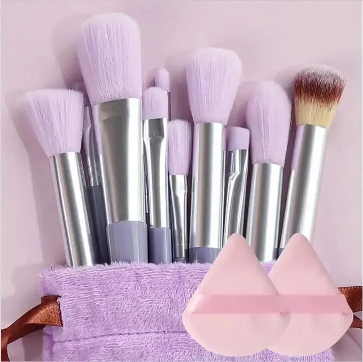 Ensemble de pinceaux de maquillage professionnels - Pinceaux Kabuki et estompeurs doux et moelleux pour fond de teint, poudre, fard à paupières |   Kit d'outils de beauté