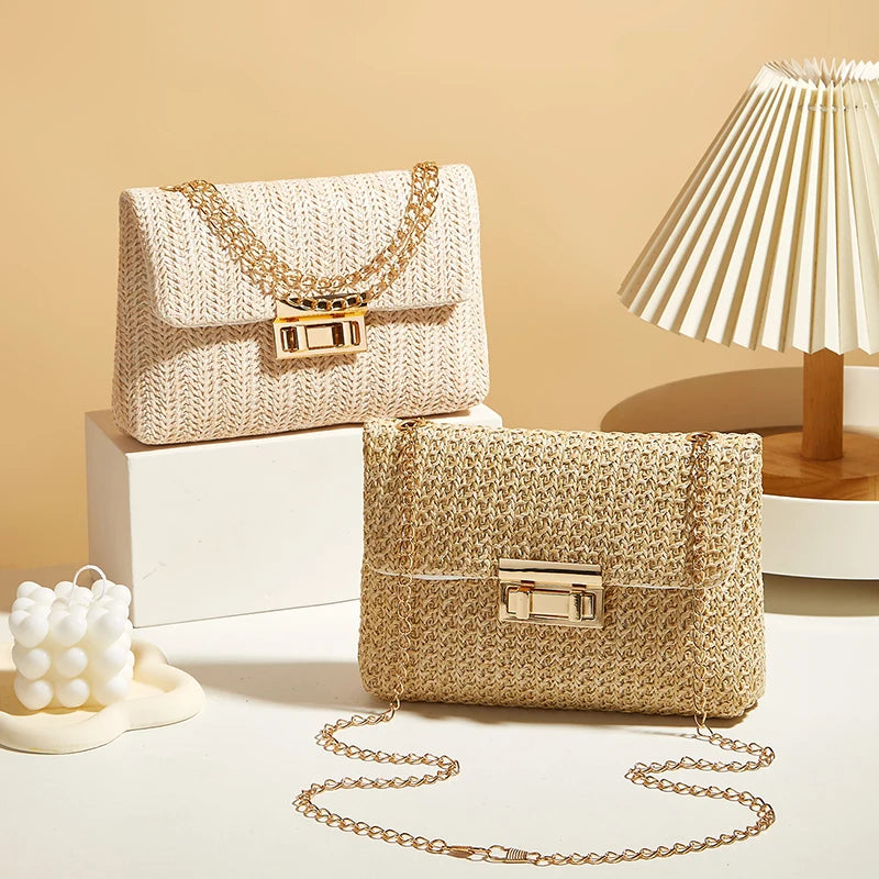 Sac à bandoulière pour femmes, sangle en chaîne, accessoire élégant pour Banquet, sac à bandoulière pour tenues de jour à nuit