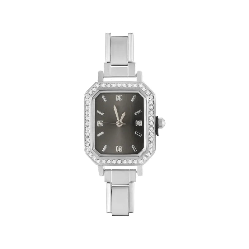 Connecteur de montre de mode en acier inoxydable, lien de charme italien de 9MM, en-tête de montre carrée pour femmes, Bracelet de liaison, bijoux à bricoler soi-même, cadeau