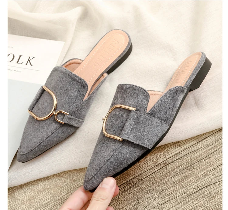 Chaussures plates femmes printemps/automne Chaussures plaques extérieur Mules Chaussures Zapatos Planos De Mujer décontracté Sapatilha Feminina mocassins