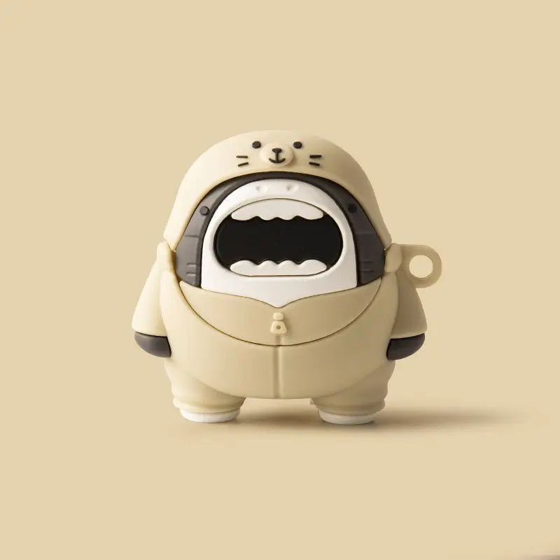 Étui de dessin animé mignon pour OPPO Enco Air 3, housse de protection Bluetooth sans fil en silicone souple avec crochet