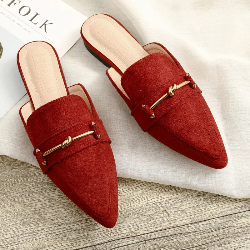 Chaussures plates femmes printemps/automne Chaussures plaques extérieur Mules Chaussures Zapatos Planos De Mujer décontracté Sapatilha Feminina mocassins