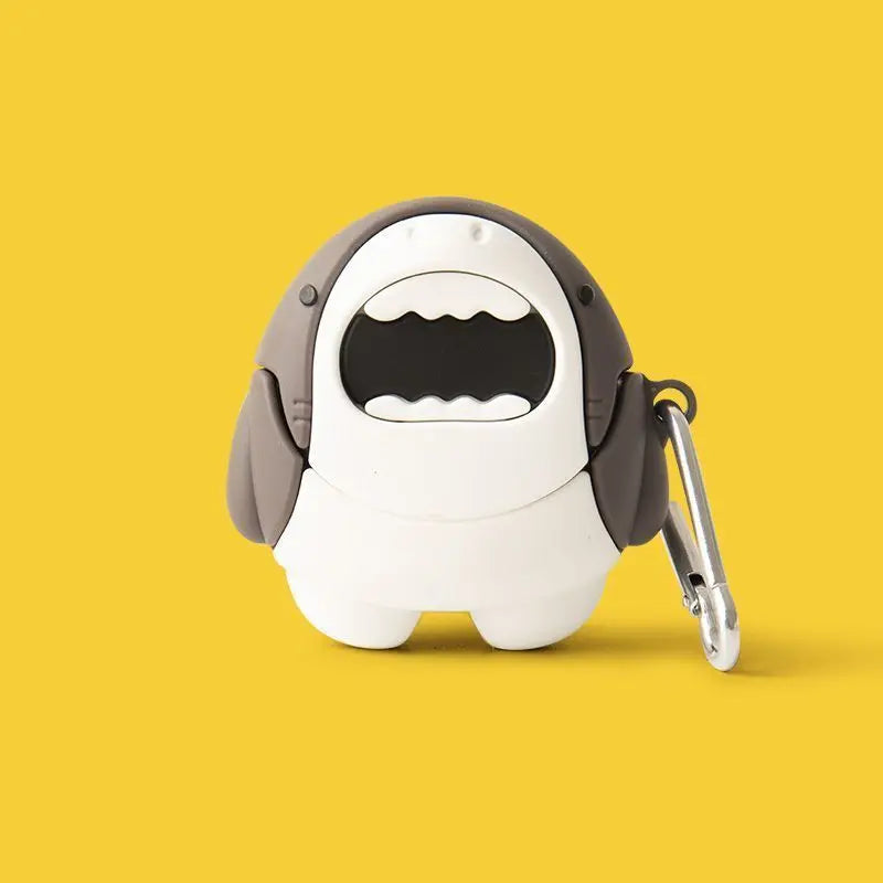 Étui de dessin animé mignon pour OPPO Enco Air 3, housse de protection Bluetooth sans fil en silicone souple avec crochet