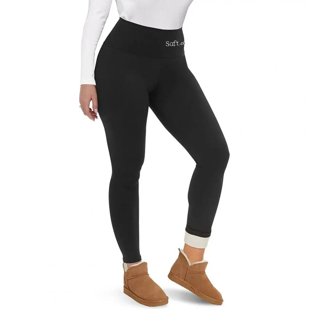 Hiver chaud velours épais pantalon slim femmes taille haute Leggings Femme vêtements crayon pantalon Femme pantalon thermique