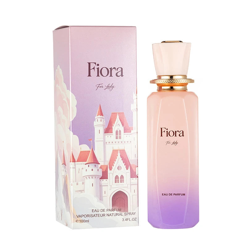 Eau de parfum pour femme 100ml, parfum floral fruité longue tenue, flacon design dégradé, fragrance fraîche, parfum pour tous les jours et les rendez-vous.