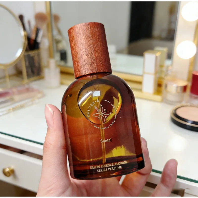 Eau de Parfum Santal pour Femme, Parfum Oriental Frais, Floral Fruité, Vanille Douce, Longue Tenue, pour le Quotidien et les Rendez-vous