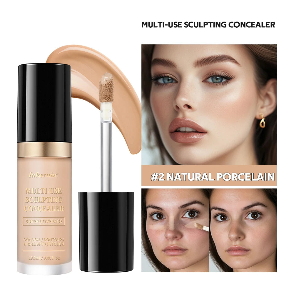 Fond de teint mat à couvrance longue durée, crème multi-usages sans huile, surligneur et retouche, produits de maquillage pour le visage pour femmes