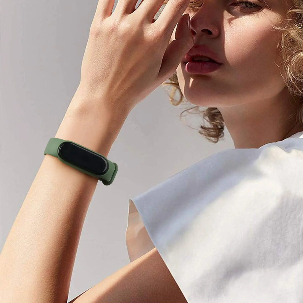 Bracelet pour Mi Band 6 7 Bracelet Sport silicone montre Bracelet Miband6 band4 correa ceinture pour Xiaomi mi band 3 4 5 6 7 accessoires