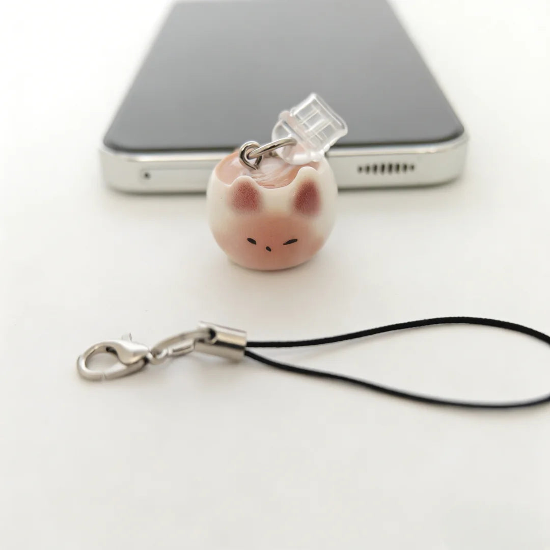 Cache-poussière pour téléphone en forme de tasse de café avec sangle anti-perte, accessoires de décoration pour téléphone, pendentif pour téléphone, protecteur de port de charge