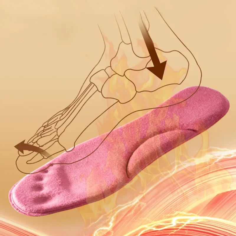 Semelles intérieures souples en PU Orth4WD pour hommes et femmes, chaussures de course respirantes, absorption des chocs, coussretours de soutien de la voûte plantaire