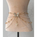 Chaînes de taille en perles élégantes, polyvalentes, style Boho, accessoire de taille, bijoux de corps pour femmes
