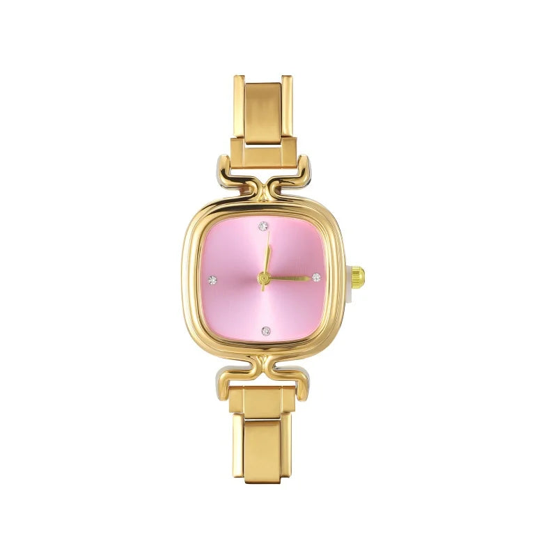 Connecteur de montre de mode en acier inoxydable, lien de charme italien de 9MM, en-tête de montre carrée pour femmes, Bracelet de liaison, bijoux à bricoler soi-même, cadeau