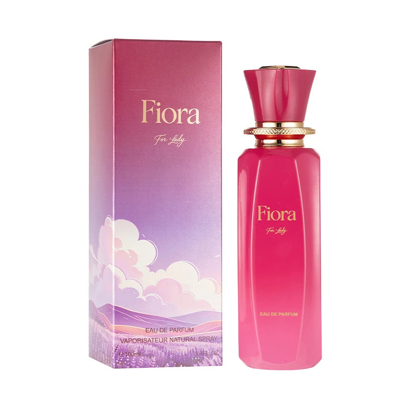 Eau de parfum pour femme 100ml, parfum floral fruité longue tenue, flacon design dégradé, fragrance fraîche, parfum pour tous les jours et les rendez-vous.