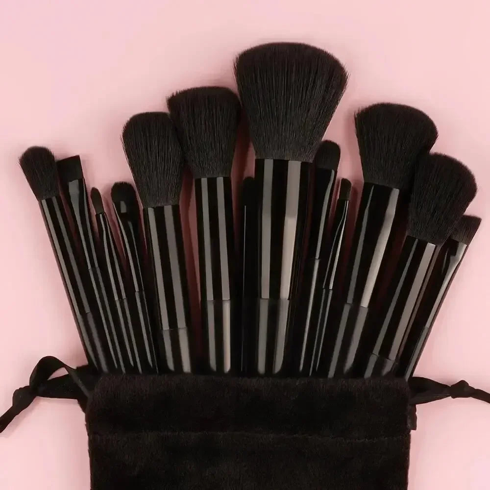 Ensemble de pinceaux de maquillage professionnels - Pinceaux Kabuki et estompeurs doux et moelleux pour fond de teint, poudre, fard à paupières |   Kit d'outils de beauté