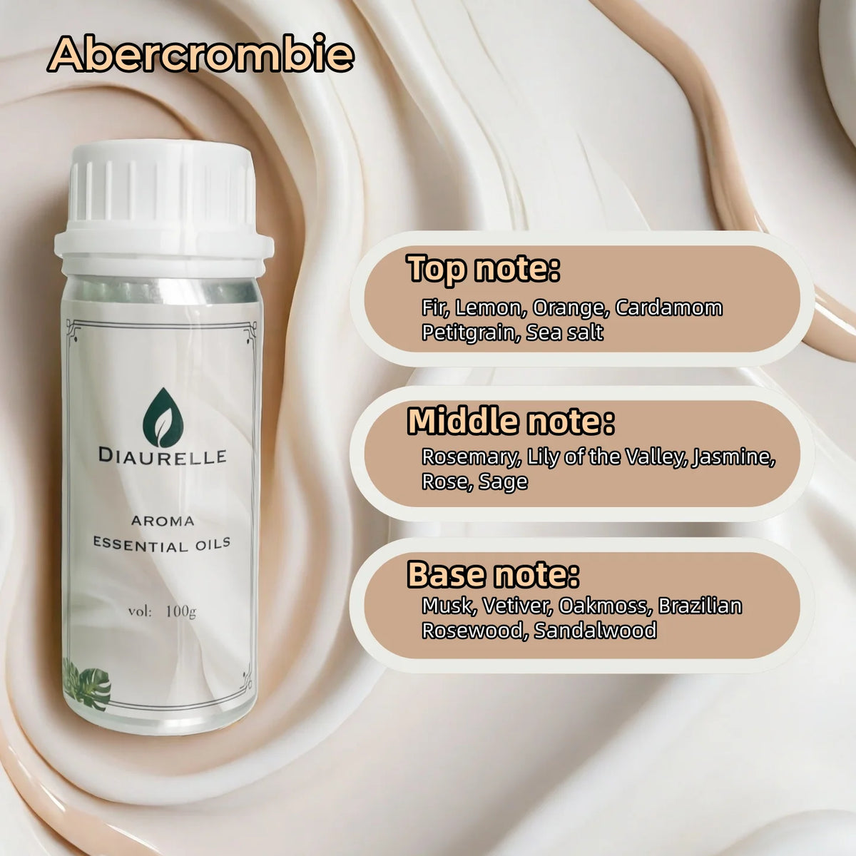 DIAURELLE 100mL diffuseur d'arôme huiles essentielles 8 fois concentré Essence parfum arôme maison parfum désodorisant