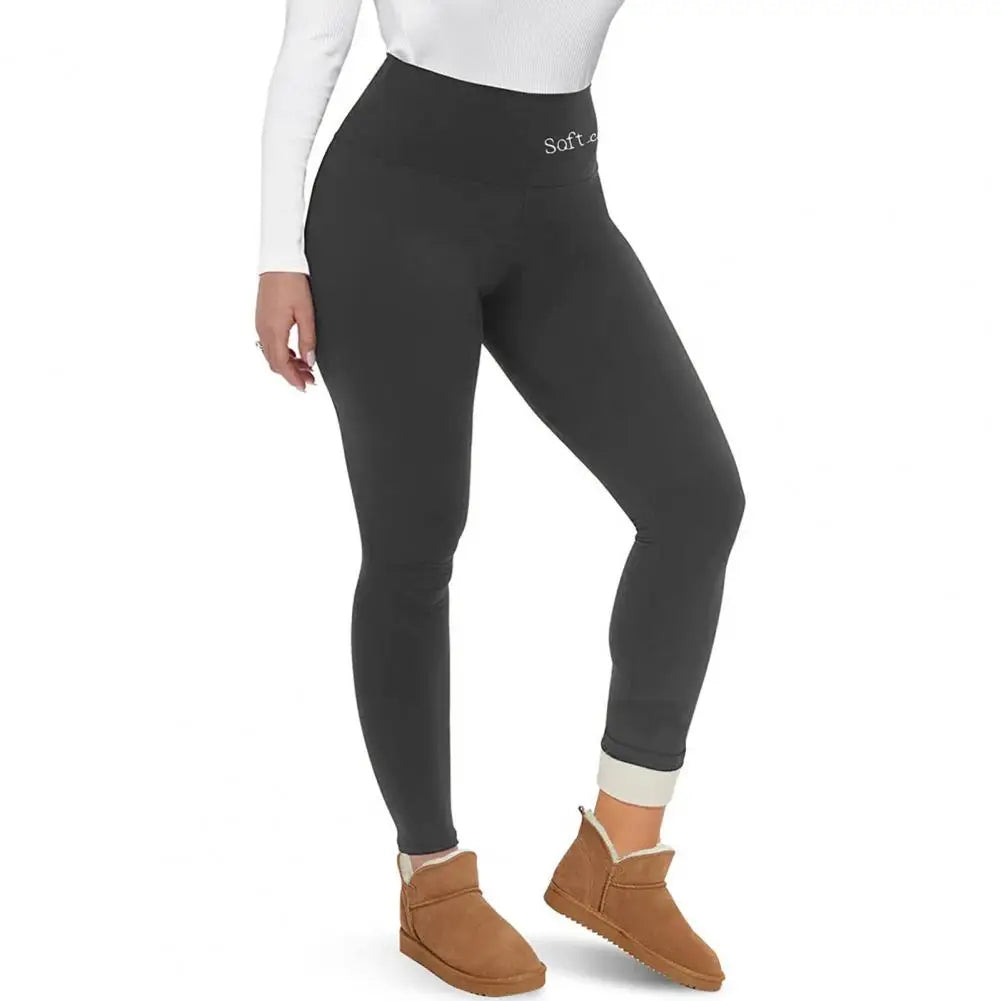 Hiver chaud velours épais pantalon slim femmes taille haute Leggings Femme vêtements crayon pantalon Femme pantalon thermique