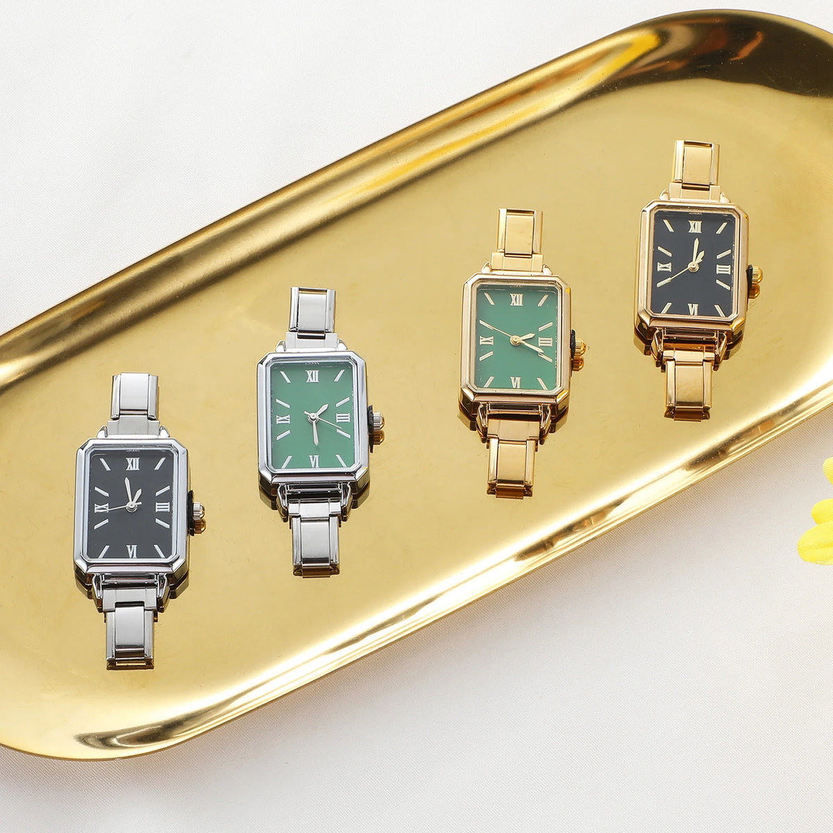 Connecteur de montre de mode en acier inoxydable, lien de charme italien de 9MM, en-tête de montre carrée pour femmes, Bracelet de liaison, bijoux à bricoler soi-même, cadeau