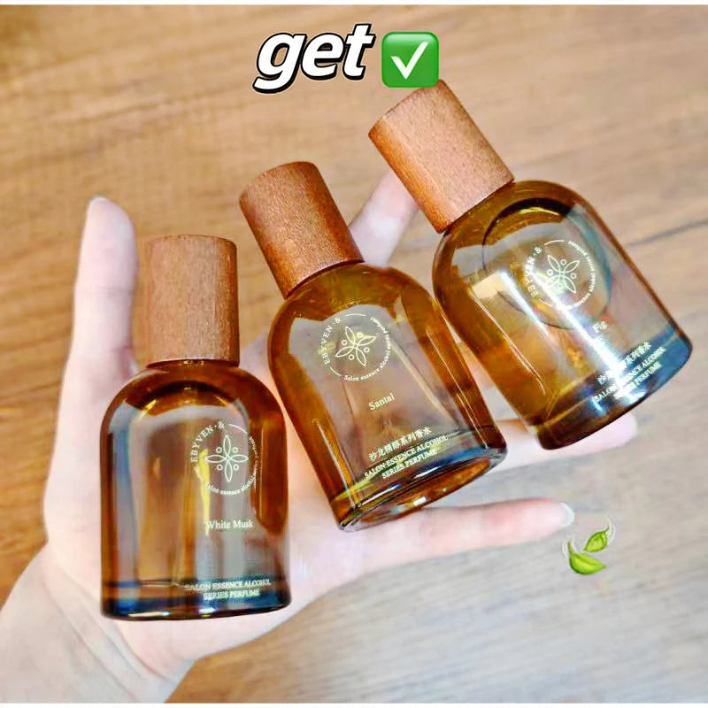 Eau de Parfum Santal pour Femme, Parfum Oriental Frais, Floral Fruité, Vanille Douce, Longue Tenue, pour le Quotidien et les Rendez-vous