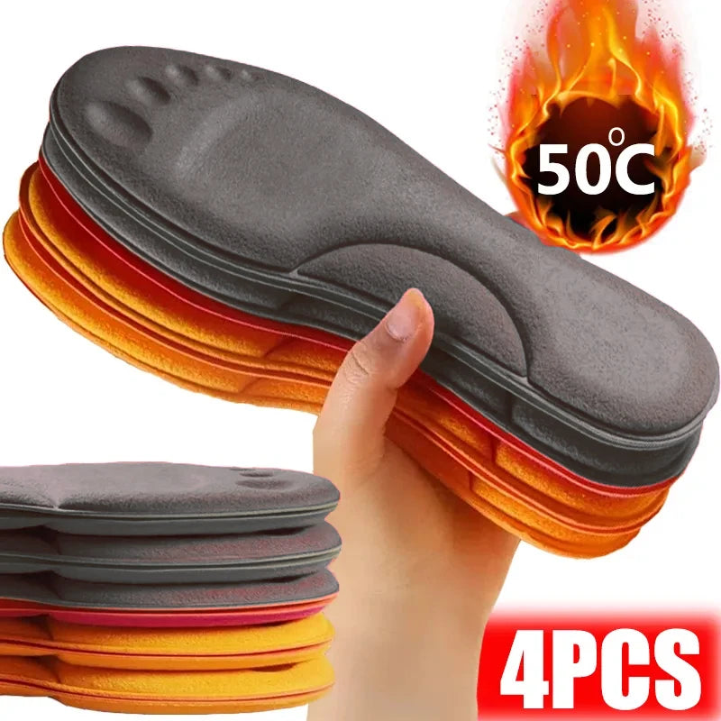 Semelles intérieures souples en PU Orth4WD pour hommes et femmes, chaussures de course respirantes, absorption des chocs, coussretours de soutien de la voûte plantaire