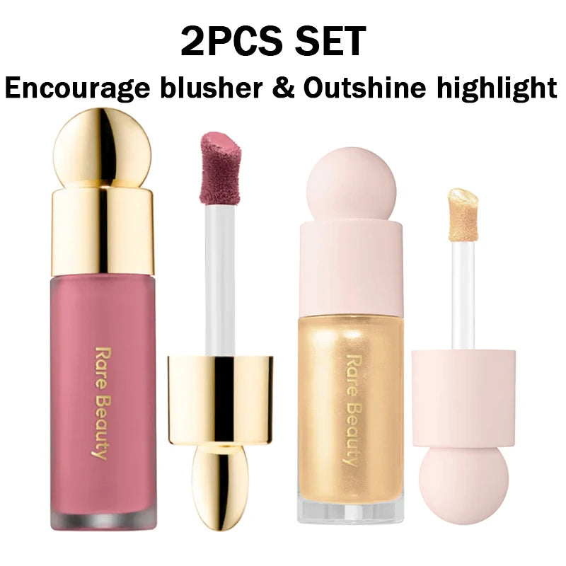 Rare beauté doux pincement liquide Blush soyeux et glisse sur lisse longue durée dodu pincement-parfait affleurant sans couture mat rosé maquillage