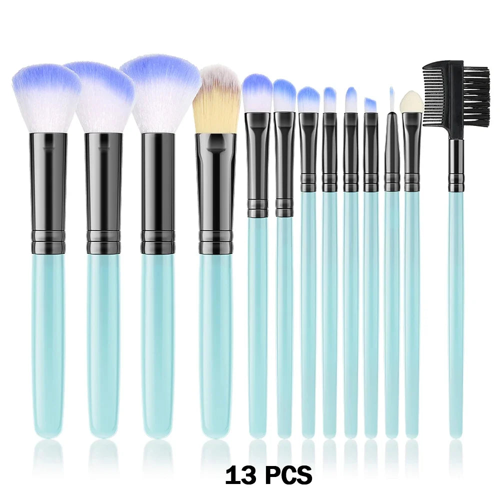 Nouvel ensemble de 10/32 pinceaux de maquillage doux et moelleux pour poudre, fond de teint, contour, fard à joues, correcteur, fard à paupières, estompeur et illuminateur – Outil de beauté