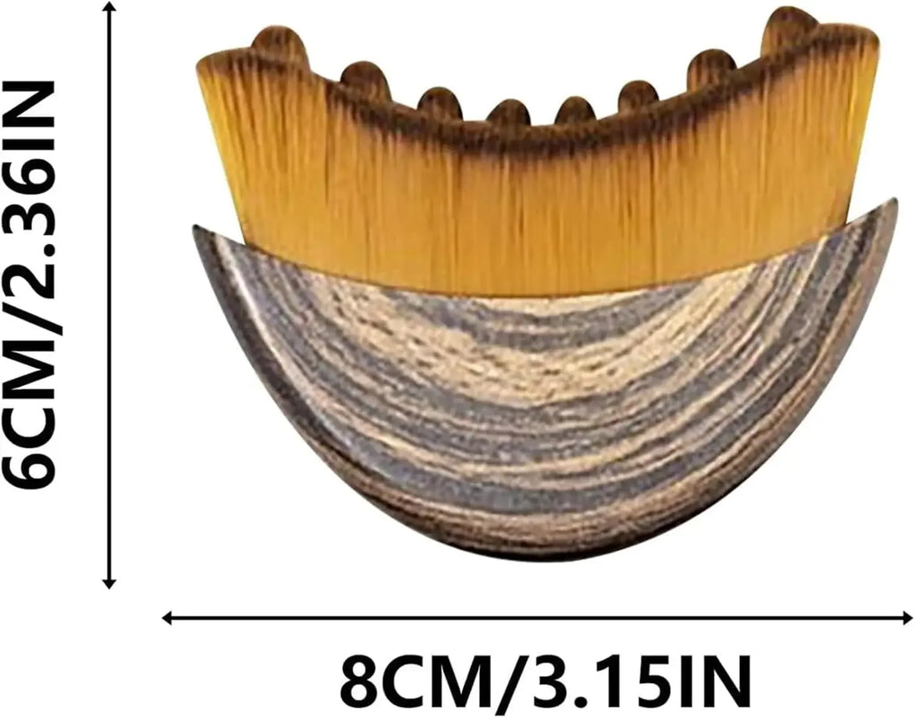Brosse pour le visage à Contour lymphatique, sculpture du menton et de la mâchoire, masseur de Drainage pour le visage, conçue ergonomquement pour s'adapter à la peau avec précision