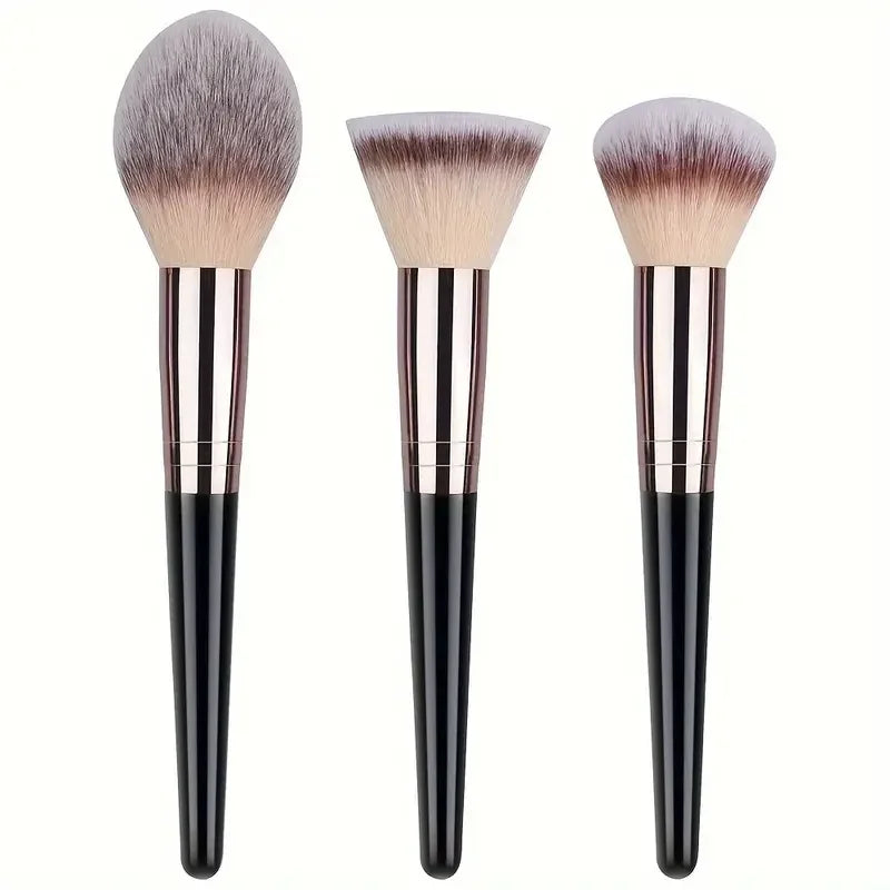 Ensemble de pinceaux de maquillage doux et moelleux, pour fard à paupières, fond de teint, correcteur, blush, Kabuki, outil de beauté professionnel pour femmes, 3 à 20 pièces