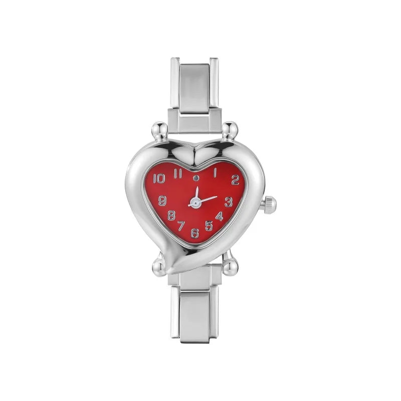 Mode femmes bricolage 9mm largeur italien élastique charme en acier inoxydable montre Bracelet Bracelet pour fête ami femme anniversaire bijoux cadeaux