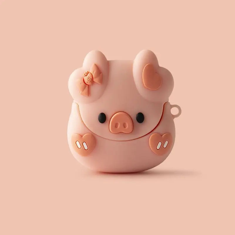 Étui de dessin animé mignon pour OPPO Enco Air 3, housse de protection Bluetooth sans fil en silicone souple avec crochet