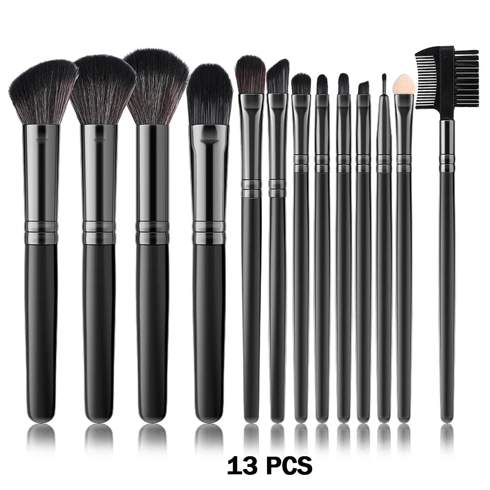 Nouvel ensemble de 10/32 pinceaux de maquillage doux et moelleux pour poudre, fond de teint, contour, fard à joues, correcteur, fard à paupières, estompeur et illuminateur – Outil de beauté